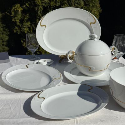 Блюдо Rosenthal Asimmetria 29 см Studio linie золочение Германия