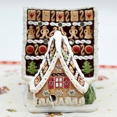 Подсвечник музыкальный ВиллеройБох Christmas Toy's Пряничный домик 16 см Германия