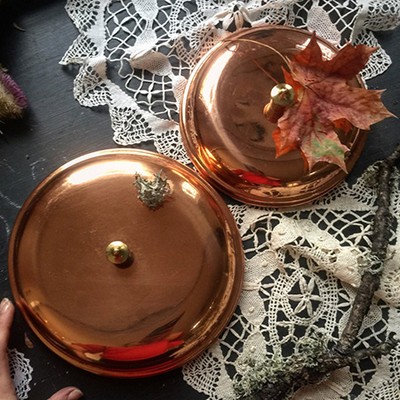 Крышка медная, набор 2 шт.