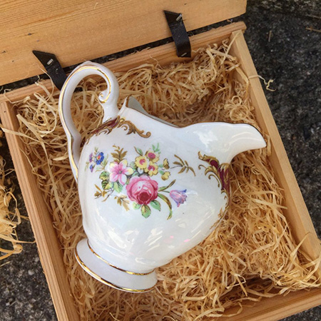 Молочник Windsor от Royal Tuscan с цветочной росписью, Англия