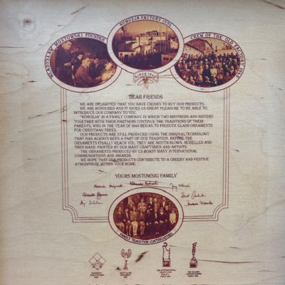 Елочная игрушка Санта Kamozja Family набор 2 шт стекло ручная роспись