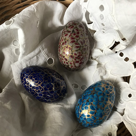 Набор яйца декоративные 3 штуки