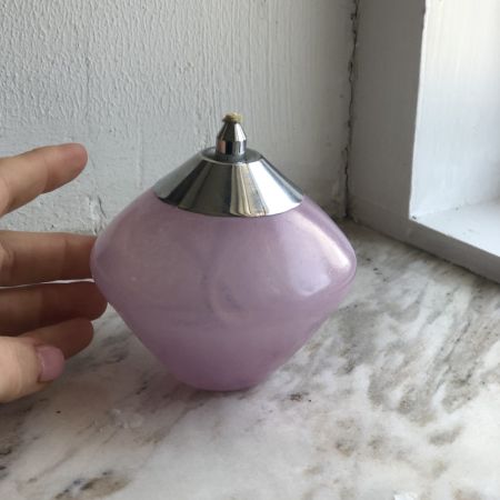 Лампа керосиновая Сиреневая с фитилем Швеция