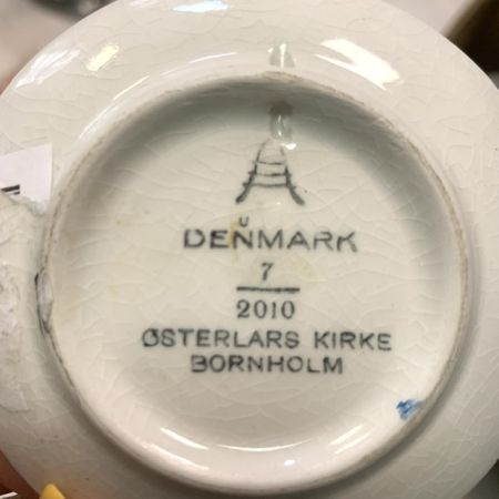 Блюдце Royal Copenhagen Кирха Дания