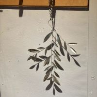 Подвесной декор Омела 25 см металл