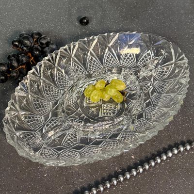 Менажница 32 см хрусталь Франция