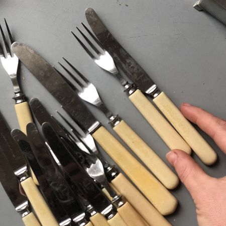 Нож 18 см сталь бакелит Швеция