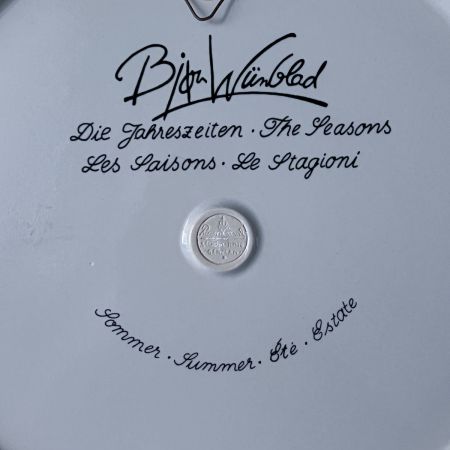 Тарелка Времена года Лето 35 см керамика Rosenthal Германия
