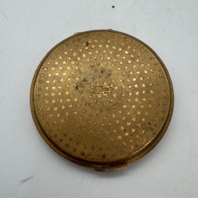 Пудреница Stratton с синими цветами 8 см Англия