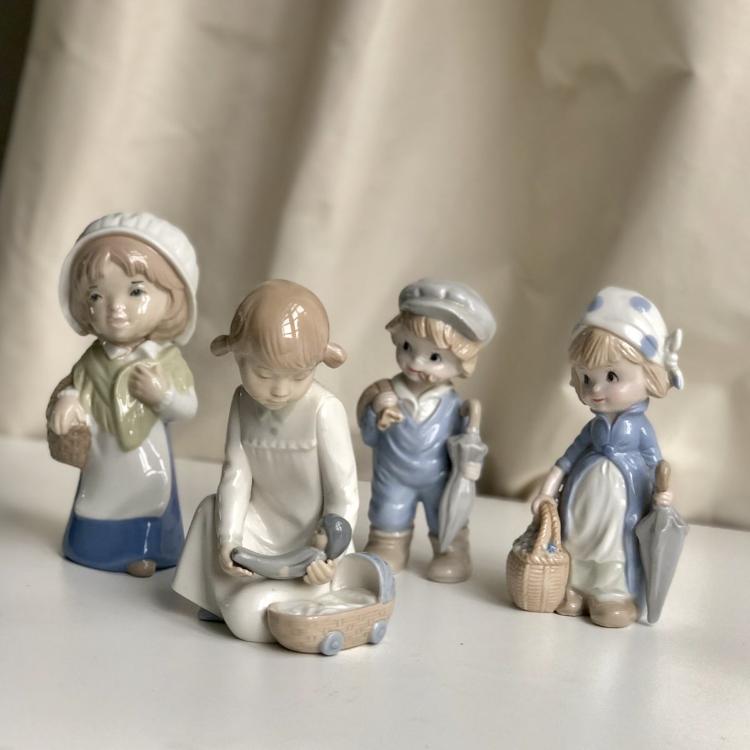 Статуэтка Lladro Девочка с куклой (реставрация по шее)