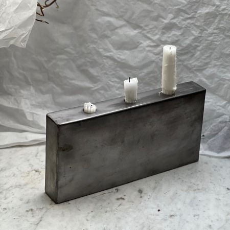 Подсвечник на три свечи 30 см металл