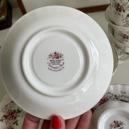 Чайная пара Royal Albert Lavender Rose 200 мл Англия