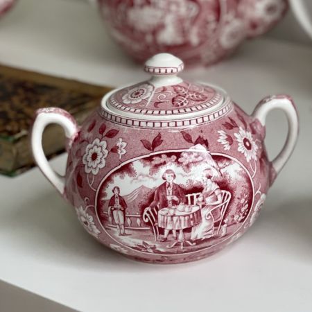 Сахарница с крышкой Maastricht  Tea Drinker by Societe Ceramique Голландия