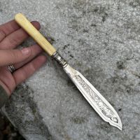 Нож 21 см мельхиор с бакелитовой ручкой