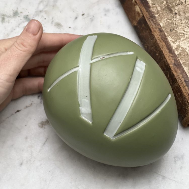 Яйцо пасхальное 13 см керамика