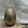 Яйцо пасхальное золотое 11 см 