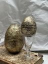Яйцо пасхальное золотое 11 см 