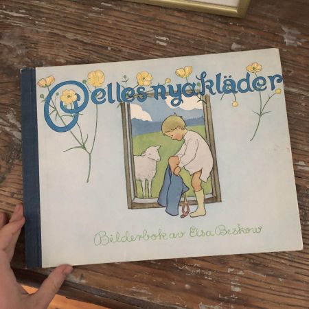 Книга Elsa Beskow в твердом переплете 1961 г. Швеция