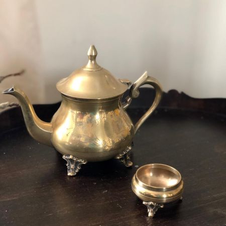 Чайник заварочный, серебрение по латуни