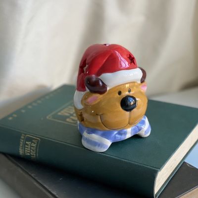 Подсвечник для свечи Мишка керамика