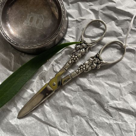 Ножницы 13 см серебро