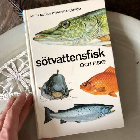 Книга Пресноводные рыбы и рыбалка, Швеция, 1972 г.