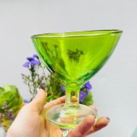 Креманка 300 мл зеленая стекло