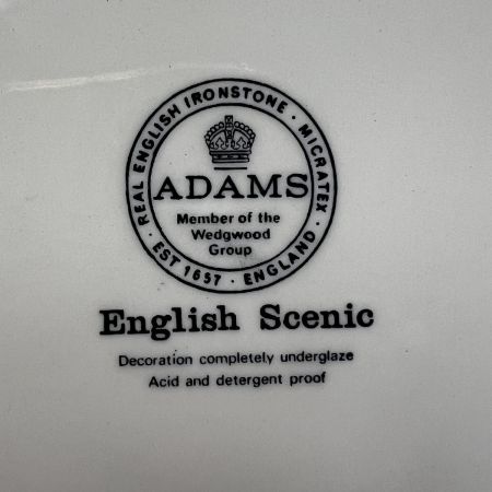 Тарелка глубокая Adams Wedgwood group English Scenic 24 см Англия      