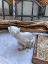 Статуэтка Белый медведь 11 см фарфор ЛФЗ 1970-80 гг.