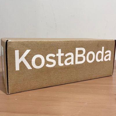 Подсвечник Kosta Boda Снежок средний 8 см хрусталь Швеция