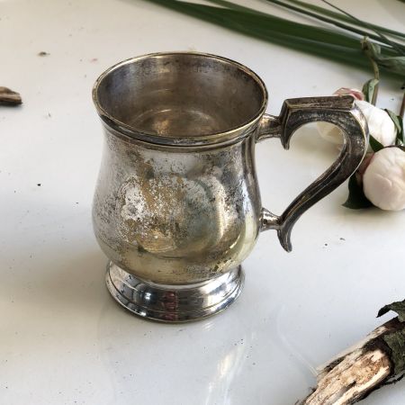 Чашка серебрение по латуни, Англия