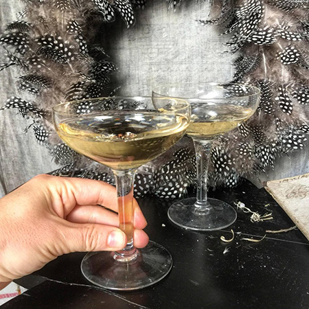 Креманка бокал для шампанского хрусталь Швеция