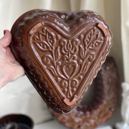 Форма для запекания 24 см Сердце керамика Германия