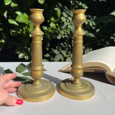 Подсвечник 21 см латунь Франция