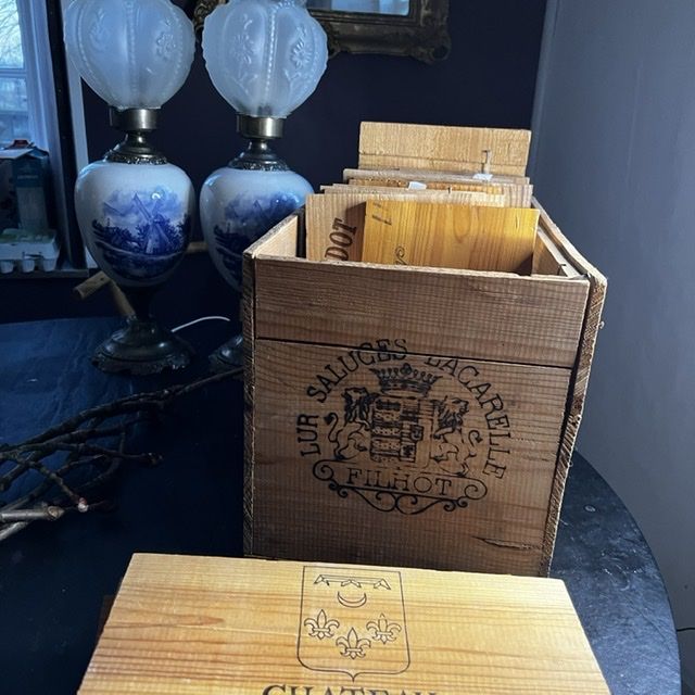 Ящик для коллекционного вина 23х29х45 см дерево
