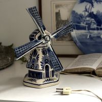 Лампа настольная Delft мельница 26 см уценка