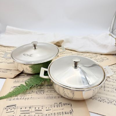 Террин с крышкой Solo 1,5 л серебрение 100 Голландия