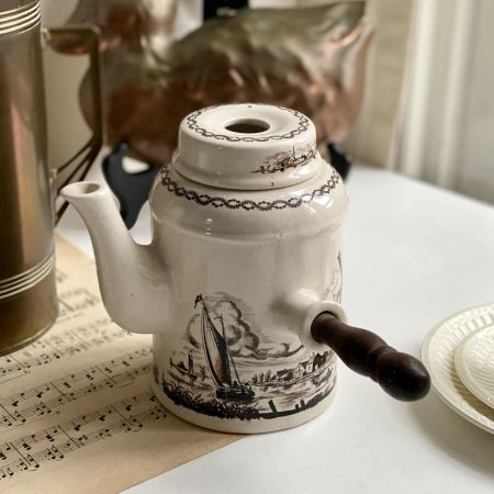 Чайник кофейник деревянная ручка Голландия Wormerveer