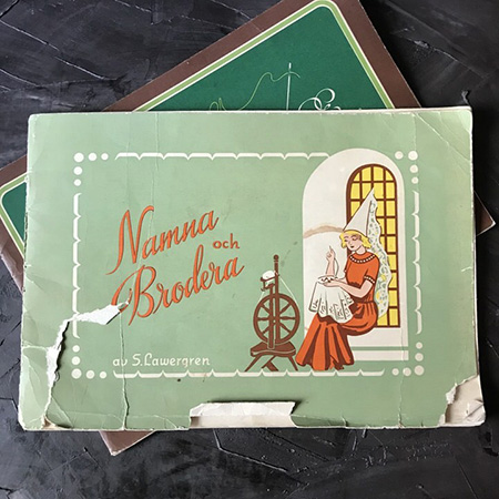 Альбом со схемами для вышивки, 1954 год