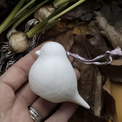 Подвес птица Pluto Produkter 7 см керамика Швеция