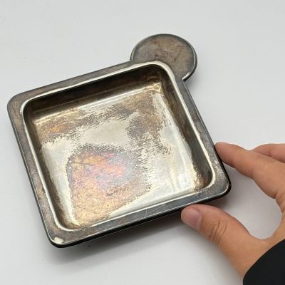 Пепельница Wellner 18 см мельхиор