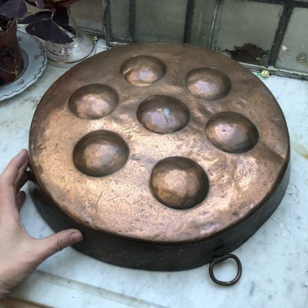 Форма для выпечки пончиков 37 см старая медь