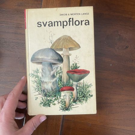 Книга Svampflora Morten Lange 1973 г.