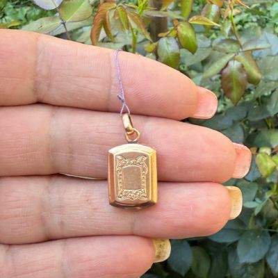 Кулон открывающийся 2,5 см серебро позолота