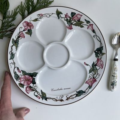 Тарелка менажница Botanica Convolvulvus arvensis ВиллеройБох 24 см