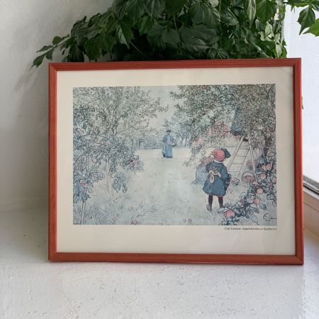 Картина репродукция 33х26 см Carl Larsson