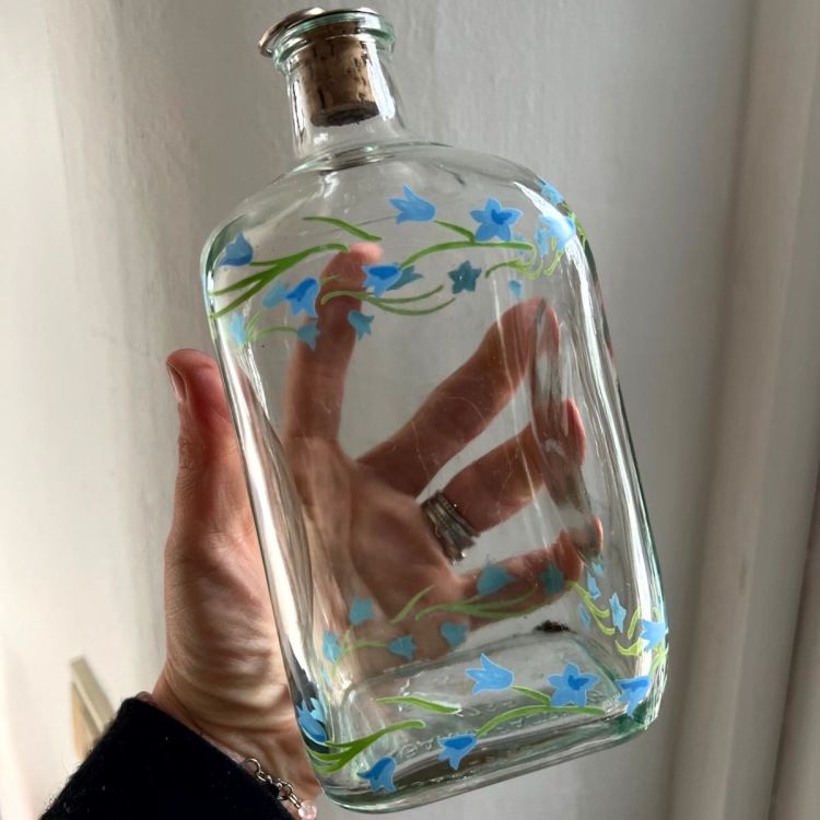 Бутыль с пробкой Колокольчики 750 мл стекло Португалия