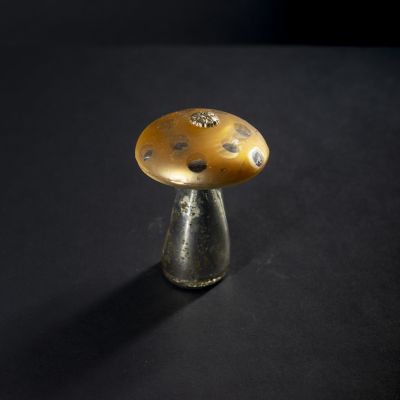 Декоративная фигурка гриб, стекло