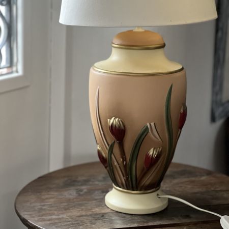 Лампа настольная 49 см Тюльпаны керамика