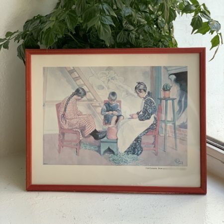Картина репродукция 33х26 см Carl Larsson